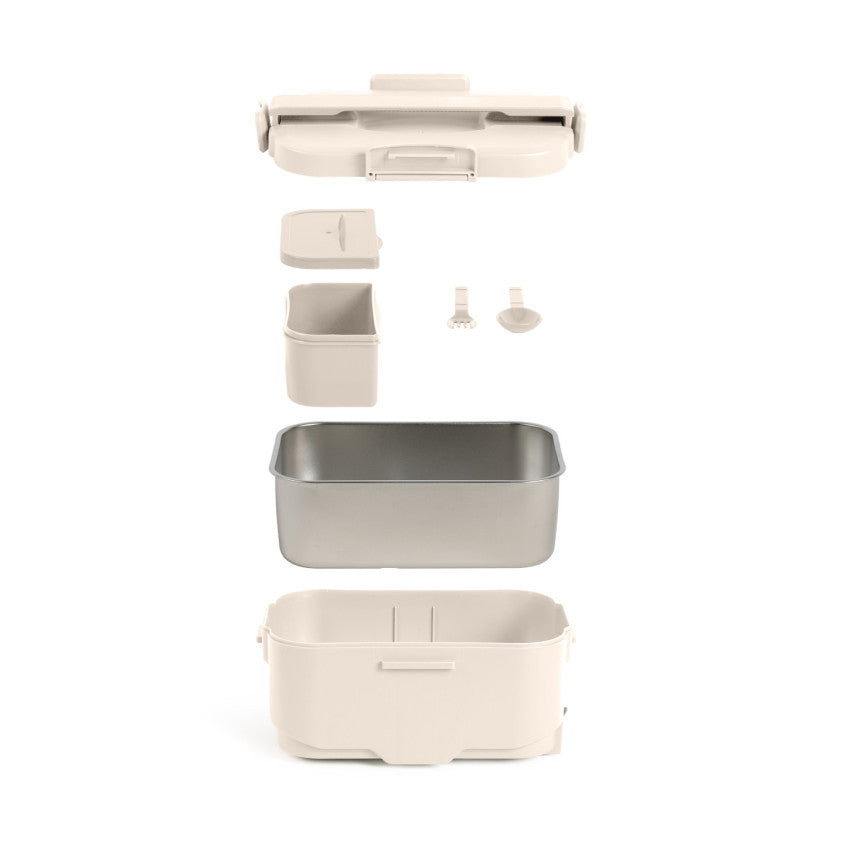 Lunch box chauffante Livoo – crème