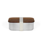 Lunch box hermétique en Acacia Livoo – crème et gris