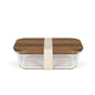 Lunch box hermétique en Acacia Livoo – crème et bois