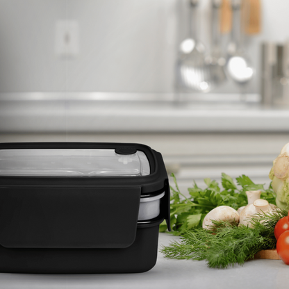 Lunch box isotherme Livoo – noir et gris