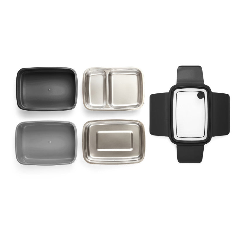 Lunch box isotherme Livoo – noir et gris