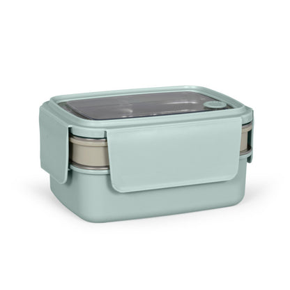 Lunch box isotherme Livoo – vert et crème