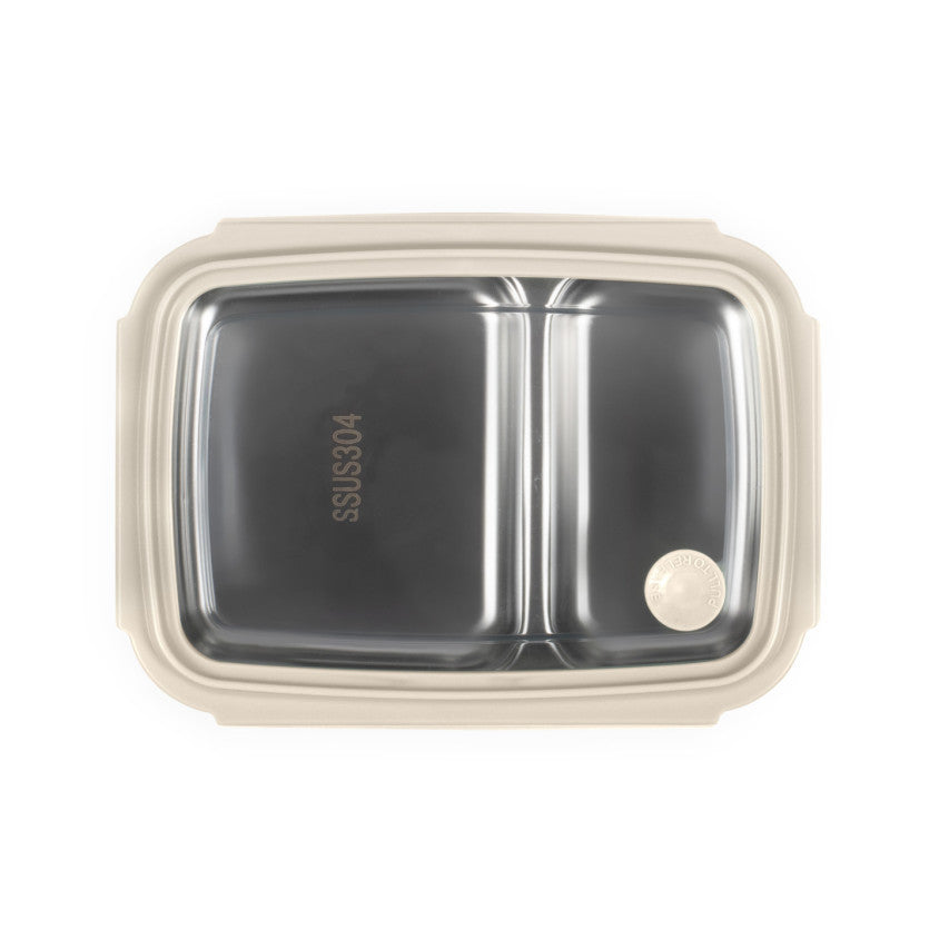 Lunch box isotherme Livoo – beige et crème