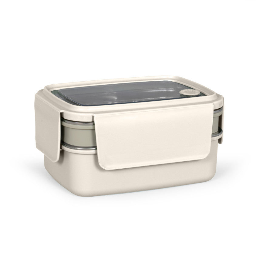 Lunch box isotherme Livoo – beige et crème