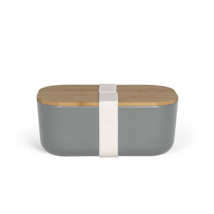 Lunch box recyclé Livoo – gris et crème