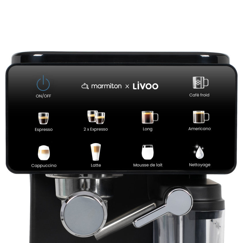Machine à café expresso multifonction – Livoo x Marmiton