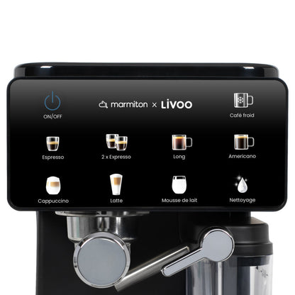Machine à café expresso multifonction – Livoo x Marmiton