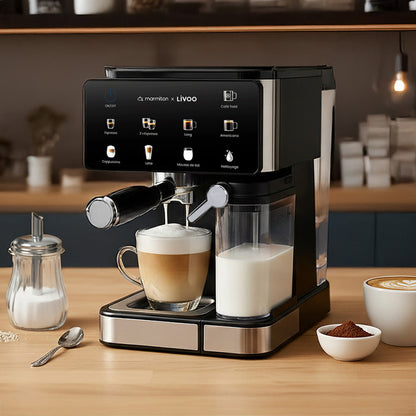 Machine à café expresso multifonction – Livoo x Marmiton