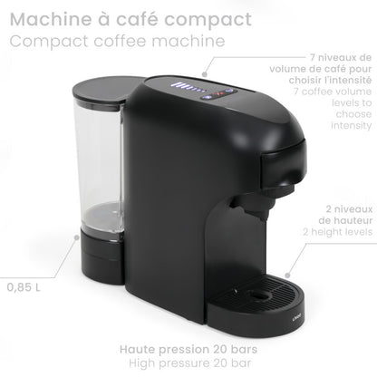 Machine à café multi-capsules 3 en 1 Livoo