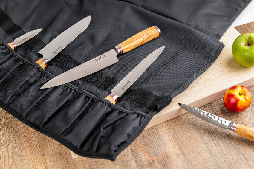 Mallette Wusaki Damas Olive 10CR – 5 couteaux de cuisine