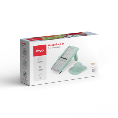 Mandoline 3 en 1 Livoo
