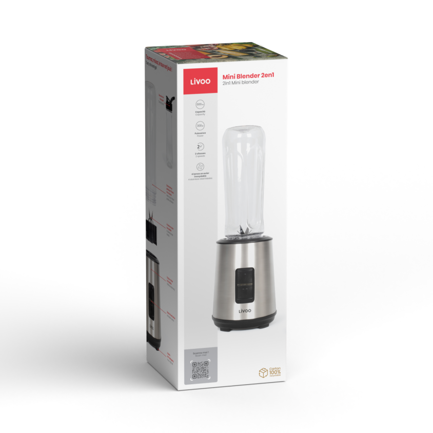 Mini blender 600 ml Livoo