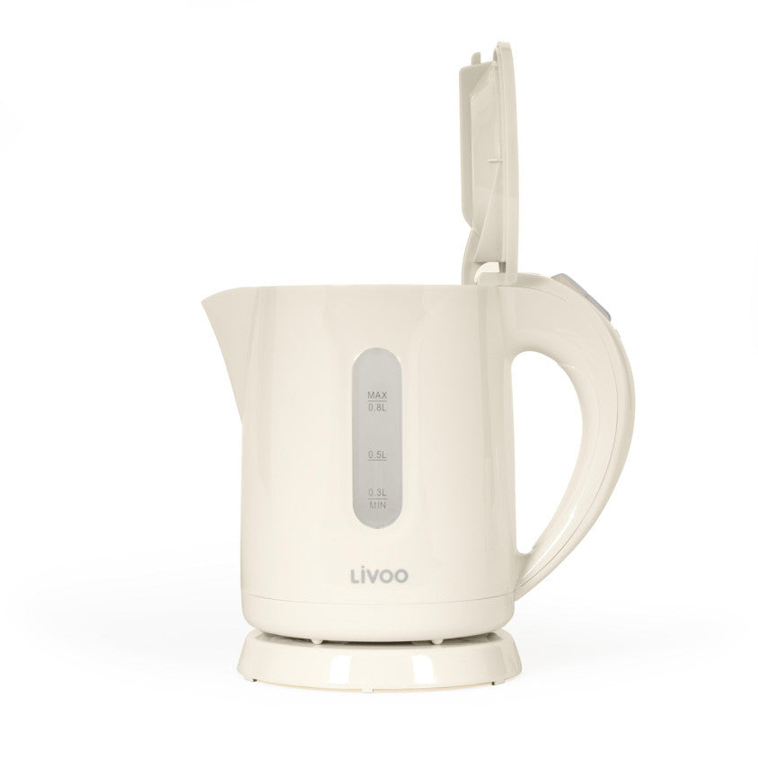 Mini bouilloire 0,8 L Livoo – blanc cassé