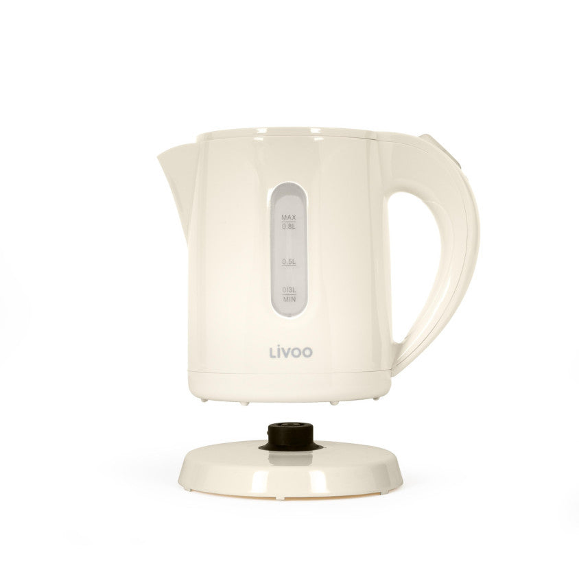Mini bouilloire 0,8 L Livoo – blanc cassé