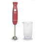 Mixeur plongeant avec bol Livoo – rouge chili et argent