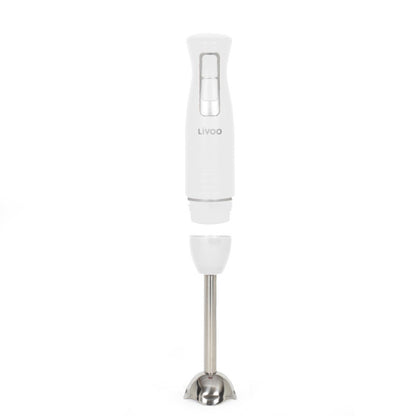 Mixeur plongeant avec bol Livoo – blanc et argent