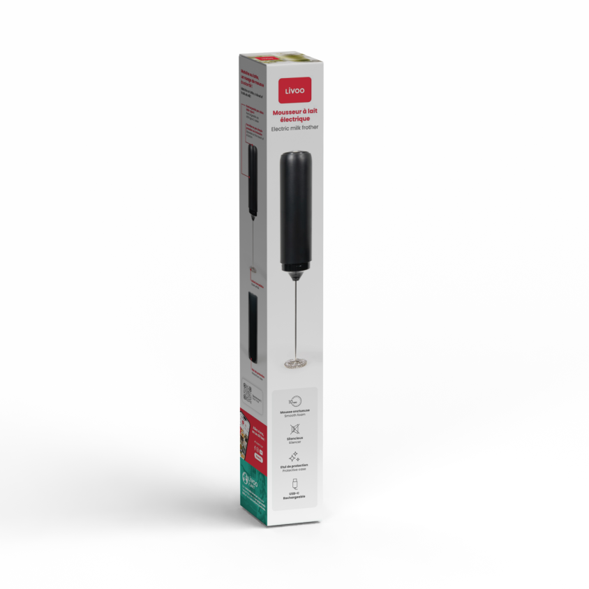 Mousseur à lait électrique rechargeable Livoo
