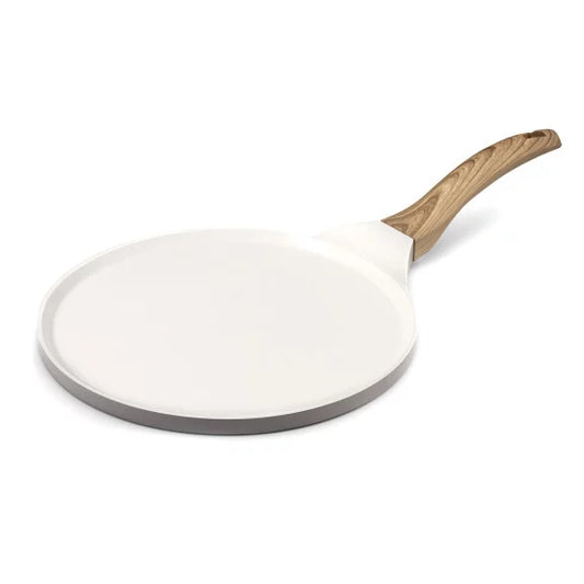 Mythic - Crêpière 25,7 cm revêtement céramique blanche - Cuisinox