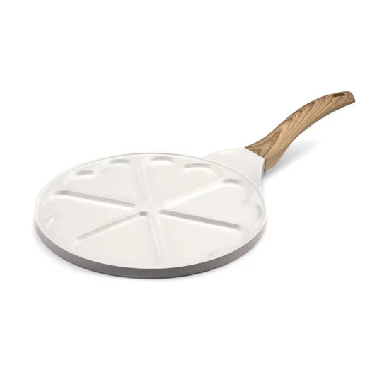Mythic - Poêle 6 cœurs 25,7 cm revêtement céramique blanc - Cuisinox