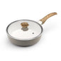Mythic - Sauteuse 24 cm revêtement céramique blanche avec couvercle - Cuisinox