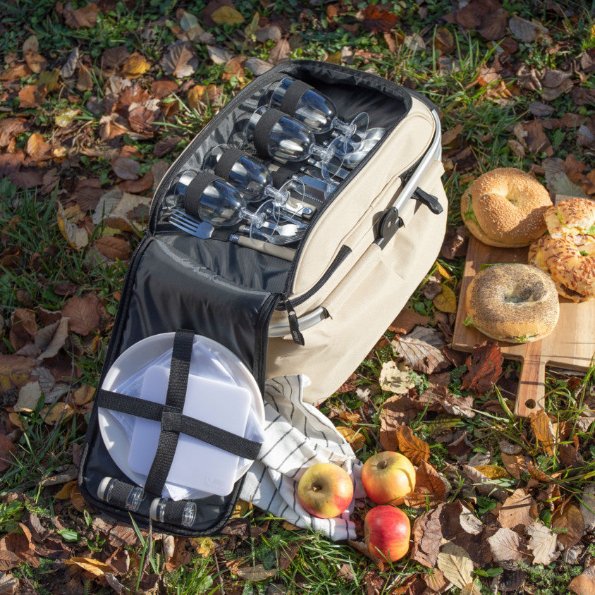 Panier pique-nique 4 personnes Livoo – beige
