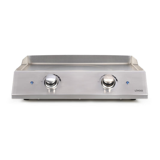 Plancha électrique inox 2 thermostats Livoo