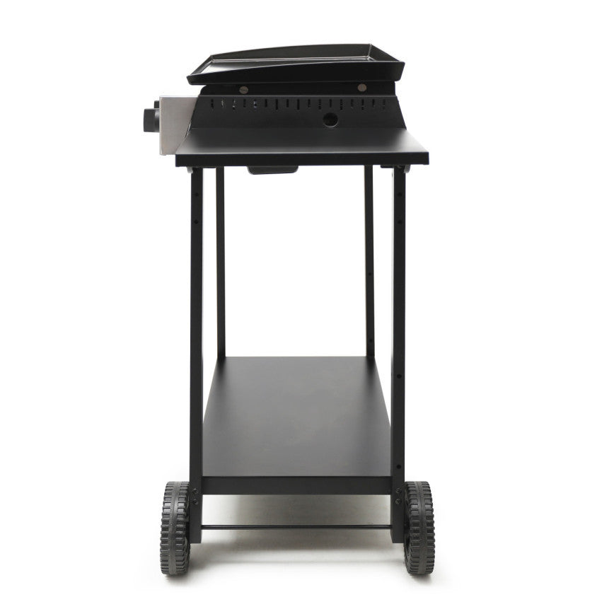 Plancha gaz 3 brûleurs sur chariot Livoo