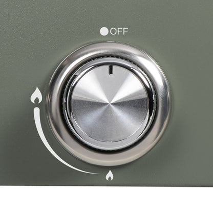 Plancha gaz 3 brûleurs Livoo – vert et noir