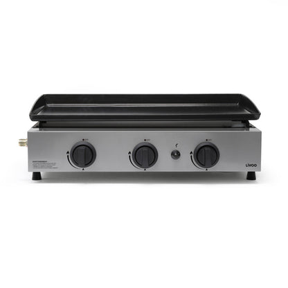 Plancha gaz 3 brûleurs Livoo – gris