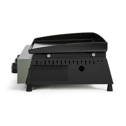 Plancha gaz 3 brûleurs Livoo – vert et noir
