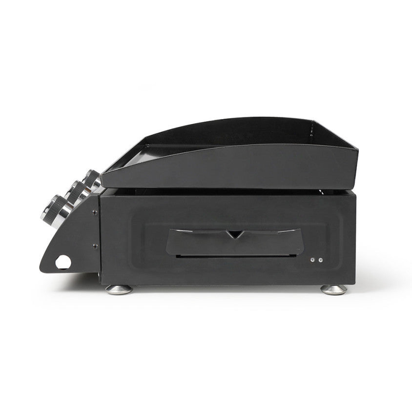 Plancha gaz 3 brûleurs Livoo – gris et noir