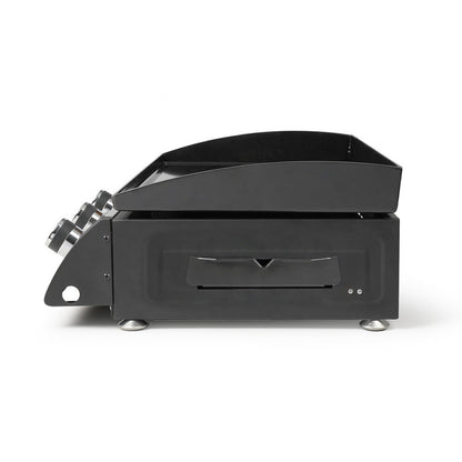 Plancha gaz 3 brûleurs Livoo – gris et noir