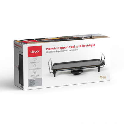 Plancha Teppan Yaki, grill électrique Livoo