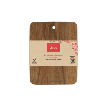 Planche à découper en acacia Livoo – bois (réf. MES156)