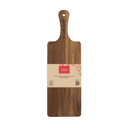 Planche à découper en acacia Livoo – bois (réf. MES157)