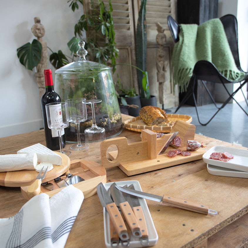 Plateau à fromage pivotant avec ustensiles Livoo