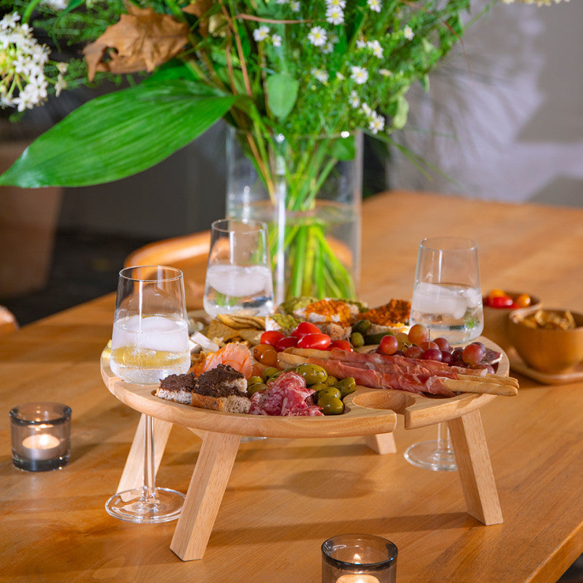 Plateau apéritif avec pieds Livoo
