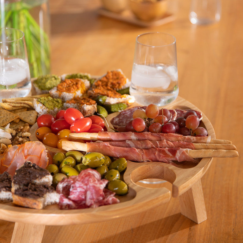 Plateau apéritif avec pieds Livoo