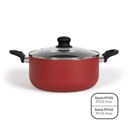 Premier Chef - Faitout 24 cm Livoo – rouge