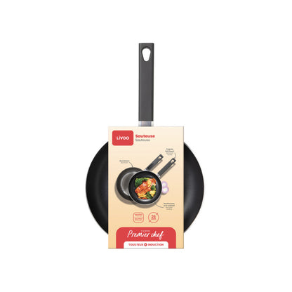 Premier Chef - Sauteuse 26 cm Livoo – noir
