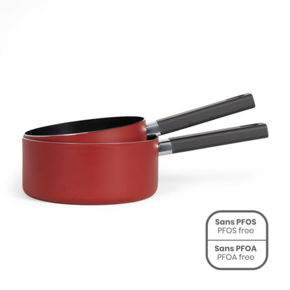 Premier Chef - Set de 2 casseroles Livoo – rouge