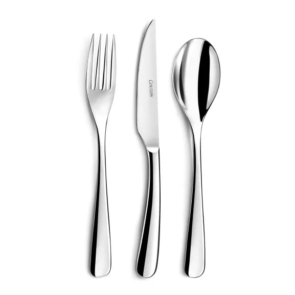 Couzon Haikou Ménagère 74 pièces en coffre bois – service complet inox 18/10