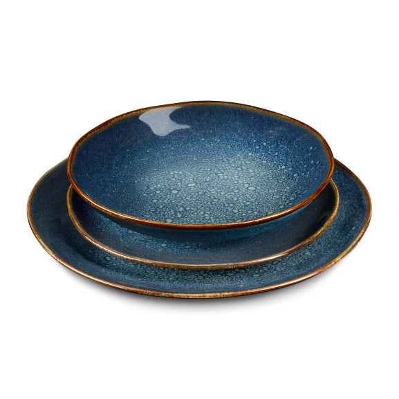 Vertigo Denim - Assiette dessert 21 cm - Médard de Noblat - photo 2