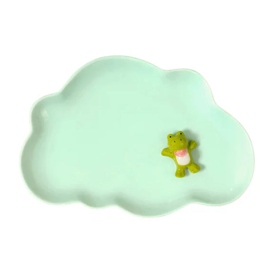 Miam Grenouille - Assiette plate enfant 19,7 cm - Médard de Noblat