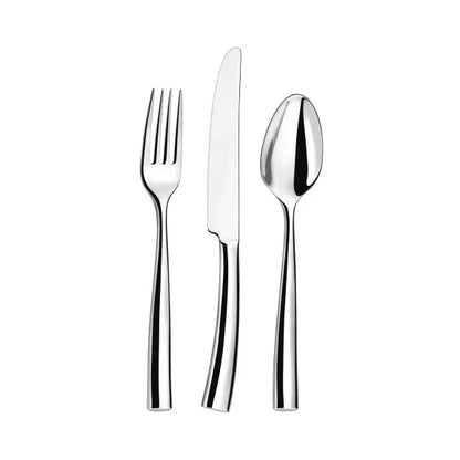 Couzon Silhouette Ménagère 86 pièces en coffre bois – service prestige inox 18/10 forgé