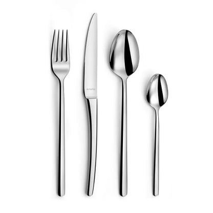 Ménagère 24 pièces Orphée - Couverts inox 18/10 design contemporain ergonomique - Amefa