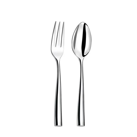 Couzon Silhouette Ménagère 86 pièces en coffre bois – service prestige inox 18/10 forgé