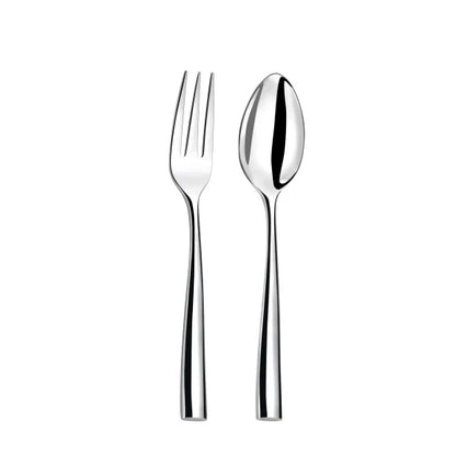 Couzon Silhouette Ménagère 86 pièces en coffre bois – service prestige inox 18/10 forgé