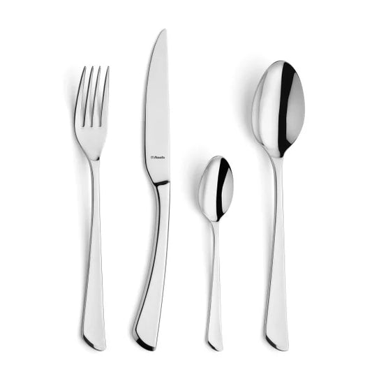 Ménagère 24 pièces Juno - Couverts inox 18/10 design assuré et noble - Amefa