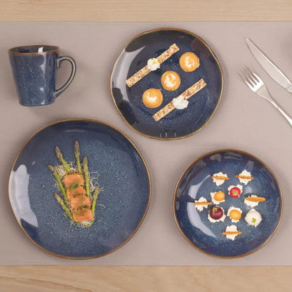 Vertigo Denim - Assiette dessert 21 cm - Médard de Noblat - photo 5